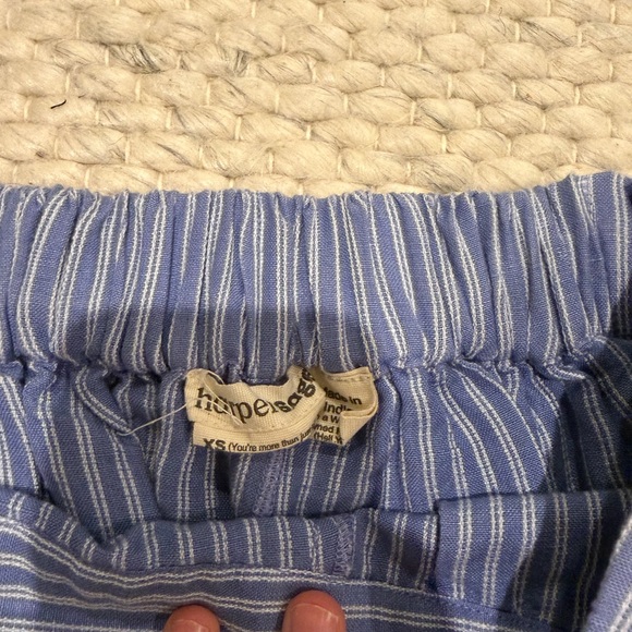 Striped Linen Shorts - Picture 2 of 2